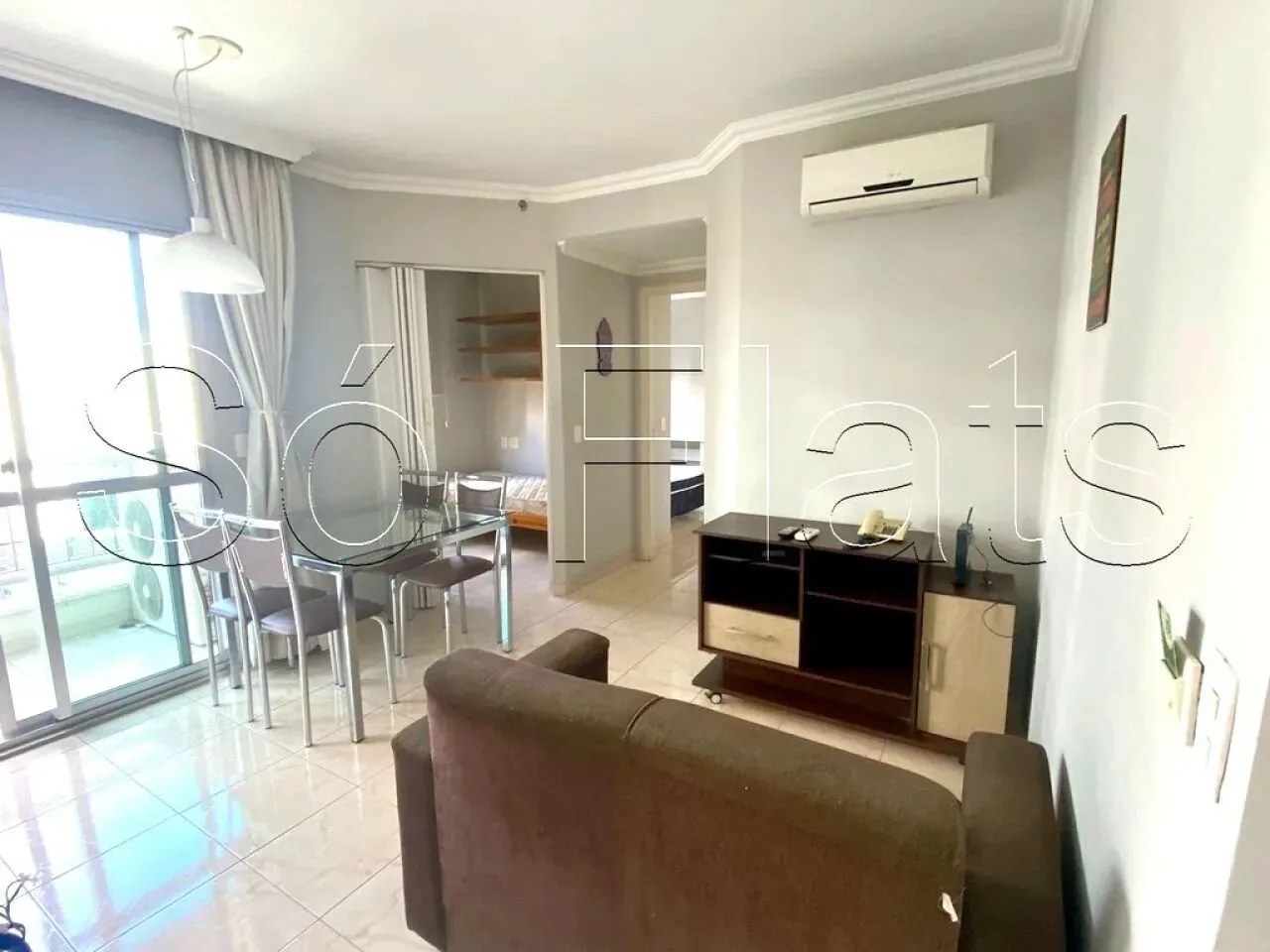 Flat disponível para locação com 48m², 2 dormitórios e 1 vaga próx da Avenida Paulista.