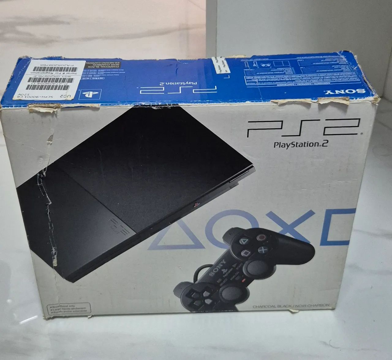 Playstation 2 Original Novo na caixa com jogo Metal Gear Solid 2