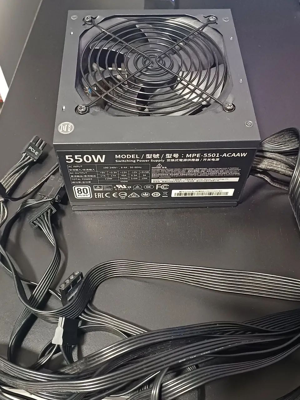 Fonte Cooler Master MWE White 550W - Foto 2