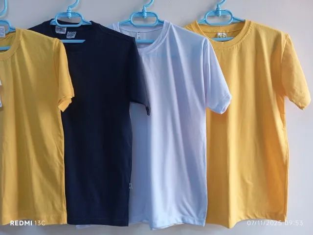 Kit 5 Camisetas Novas Nº 14/16  - Foto 4