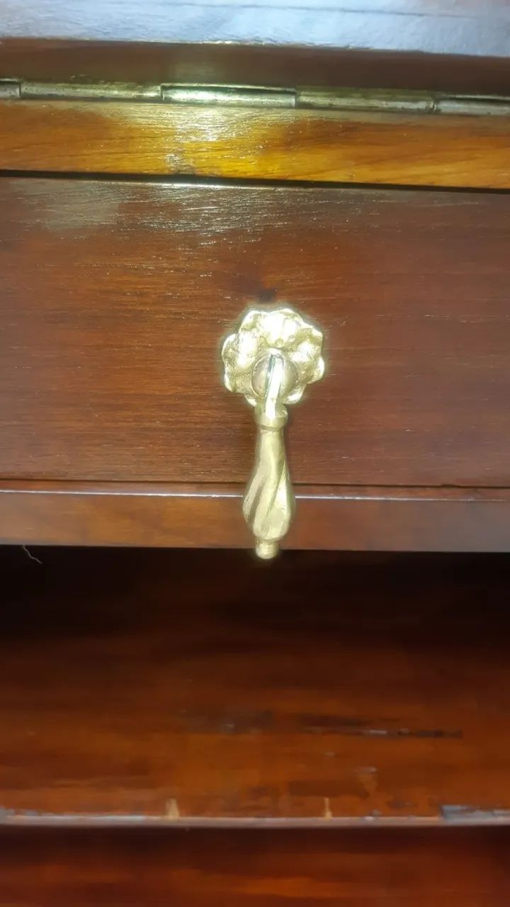 Escrivaninha antiga multiuso totalmente restaurada - Foto 3