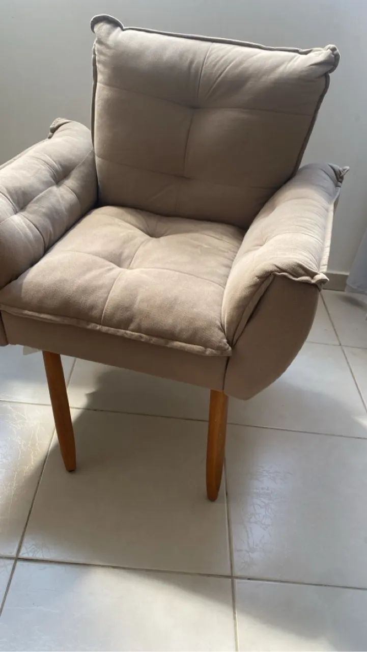 Poltrona confortável e elegante
