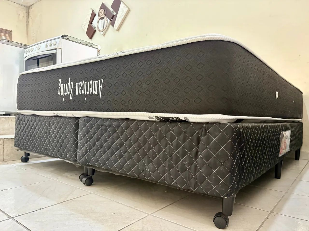 Cama Box de casal Queen , cama de casal American Spring  - Foto 3