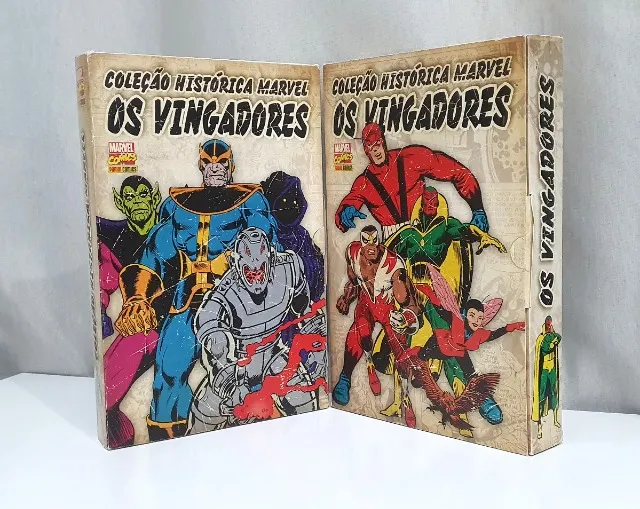 BOX Coleção Histórica Marvel - Os Vingadores 1-8