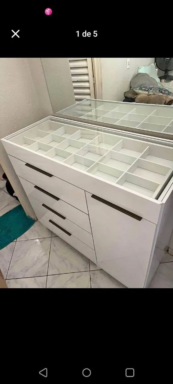 Cômoda Porta Jóia Na Promoção. Entrega É Montagem Grátis Loja R&L Moveis  - Foto 2