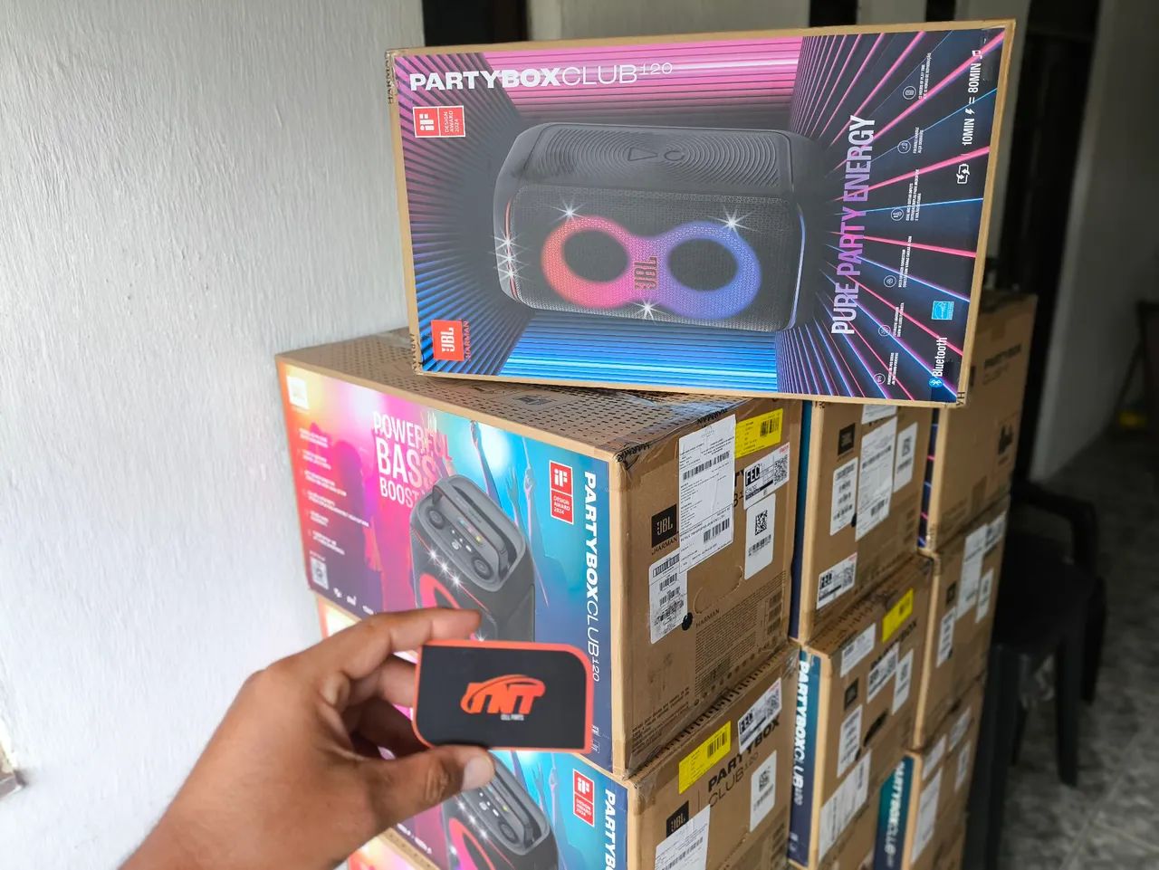 Caixa de Som Bluetooth JBL Partybox Club 120 - 1 Ano de Garantia Nota Fiscal  - Foto 5