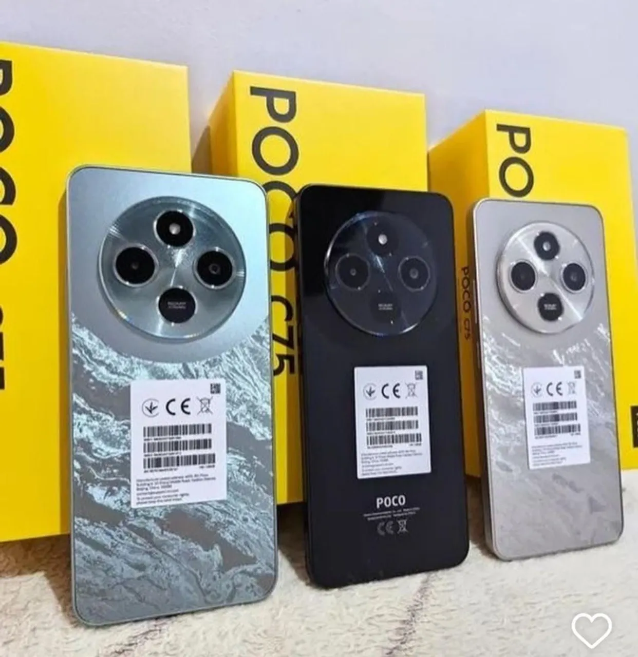 Poço c75 256GB 8GB RAM