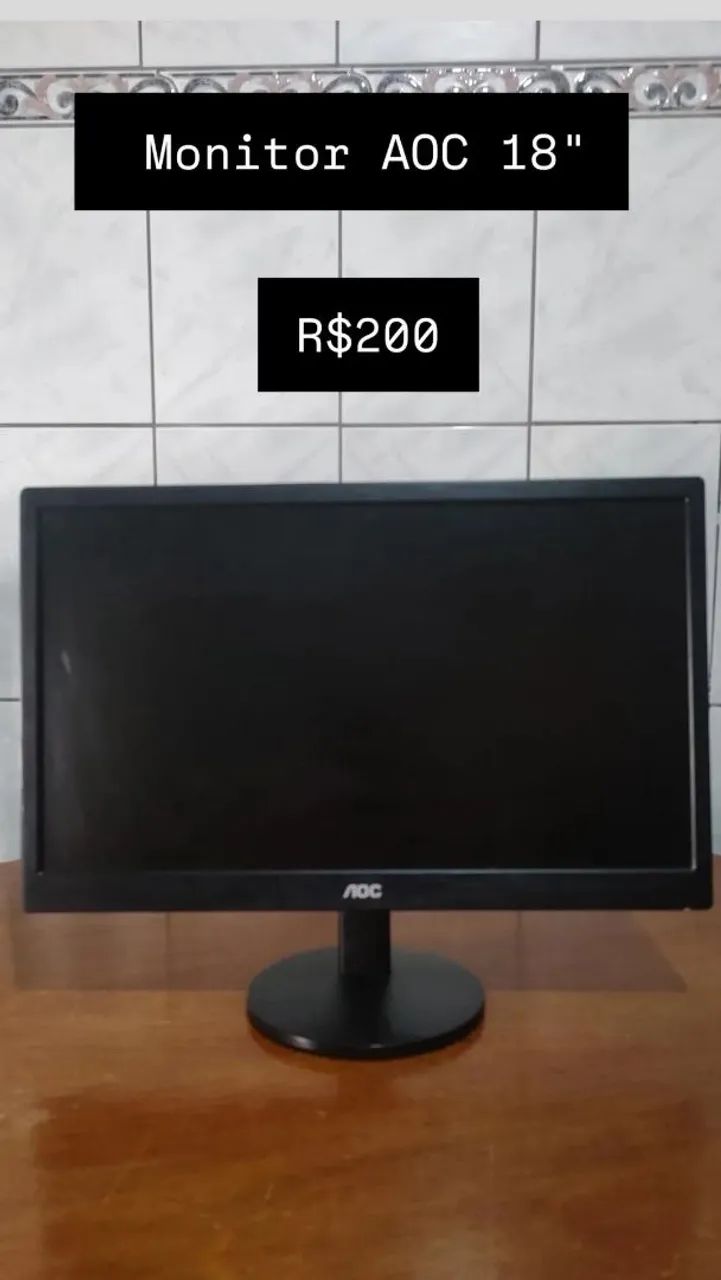 Monitor AOC 18"
