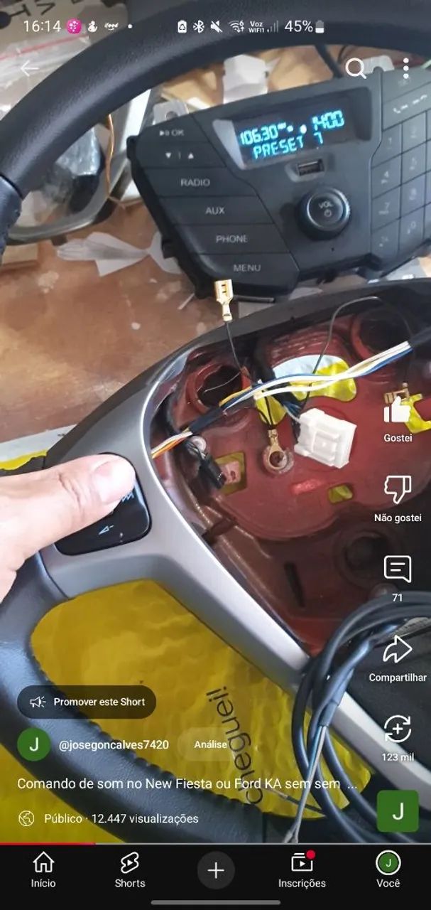Ativação Vidro Elétrico New Fiesta