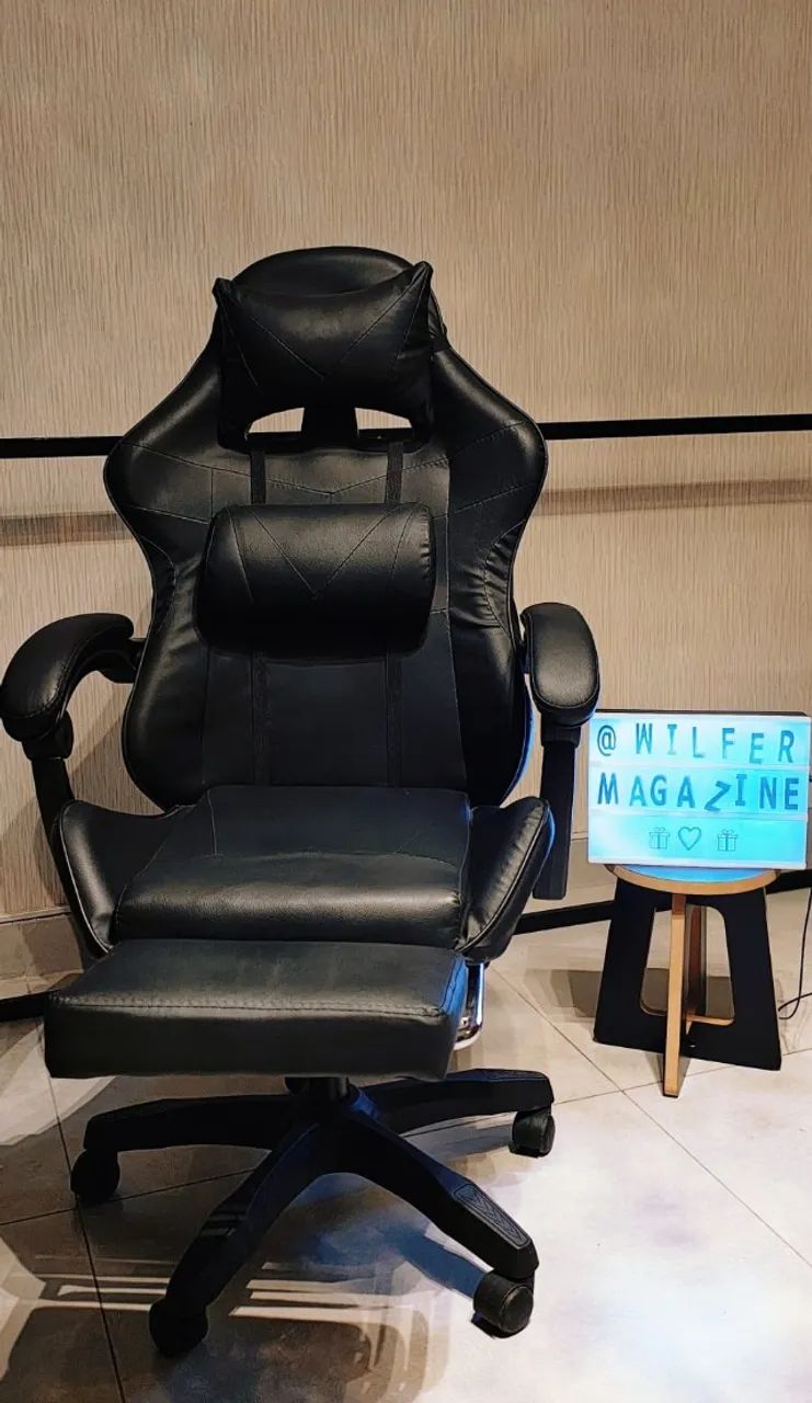 CADEIRA GAMER  COM APOIO 