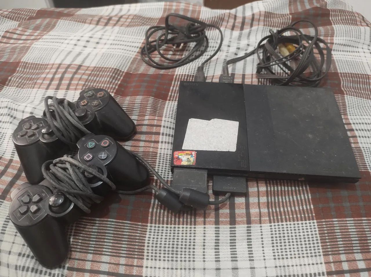 Playstation 2 Completo com 2 Controles (USADO)