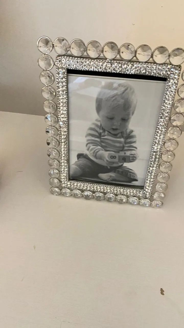 Porta retrato prateado 