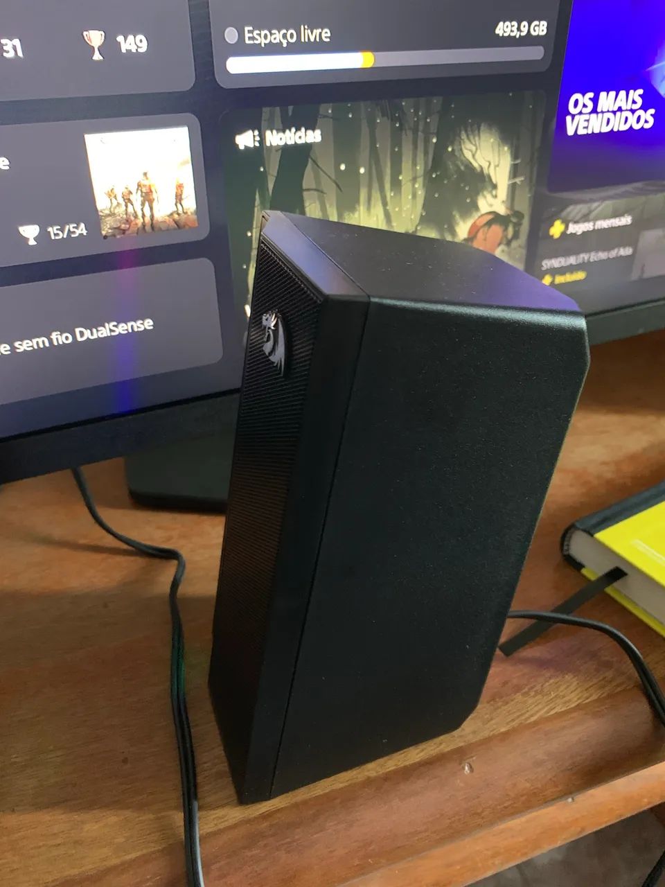 Caixa de Som Gamer Redragon Calliope RGB Preto - GS580 - Foto 4