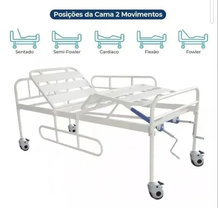 Cama Hospitalar Manual - Foto 4