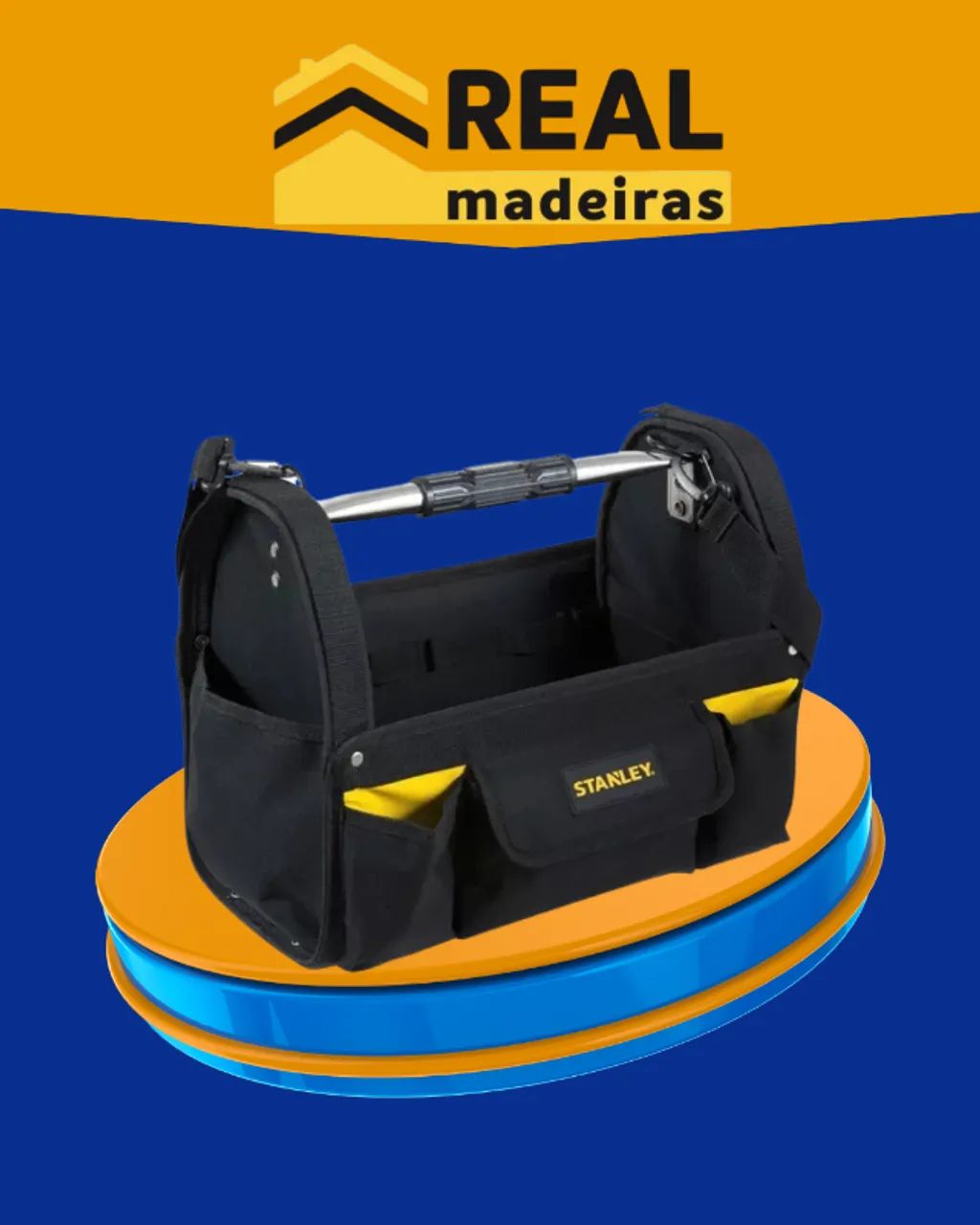 Bolsa para Ferramentas 16 Pol. com Alça em Metal STANLEY-STST516114 - Foto 3