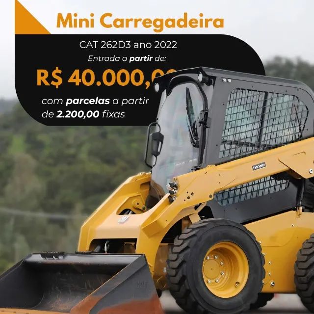 Mini arregadeira CAT 262D3 2022