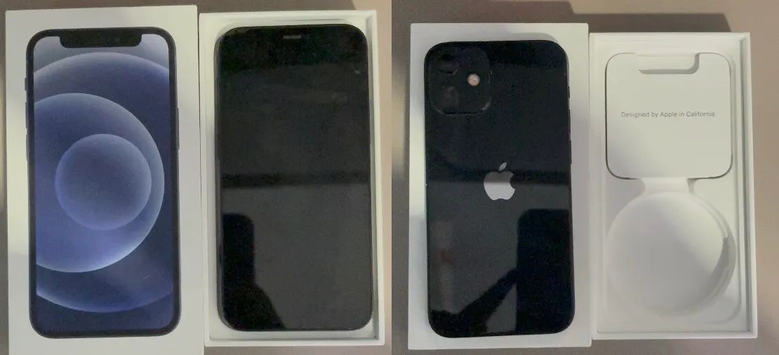 iPhone 12 mini - 256GB - Preto- Usado - Celulares e Smartphones