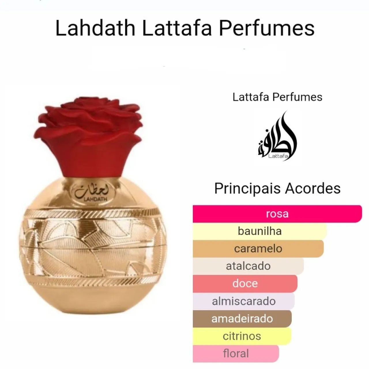 Perfume Árabe Lahdath 100% Original - lacrados  - Foto 2