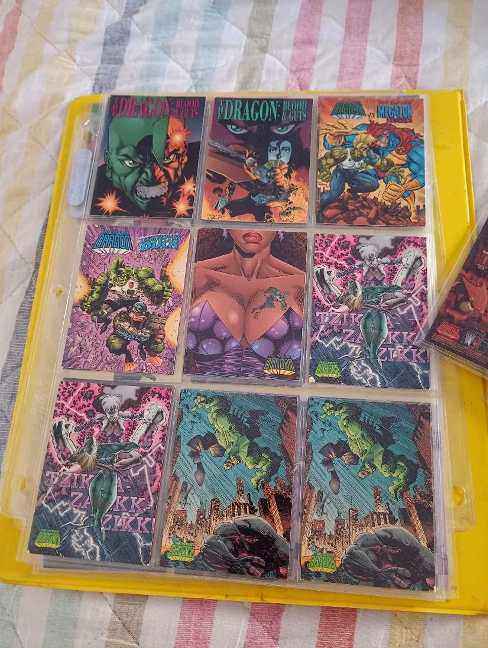 カートマーカス Markus カタログ　アートブック　1980-90希少 Cards Savage Dragon anos 90 vários artistas desenhando 81 cards