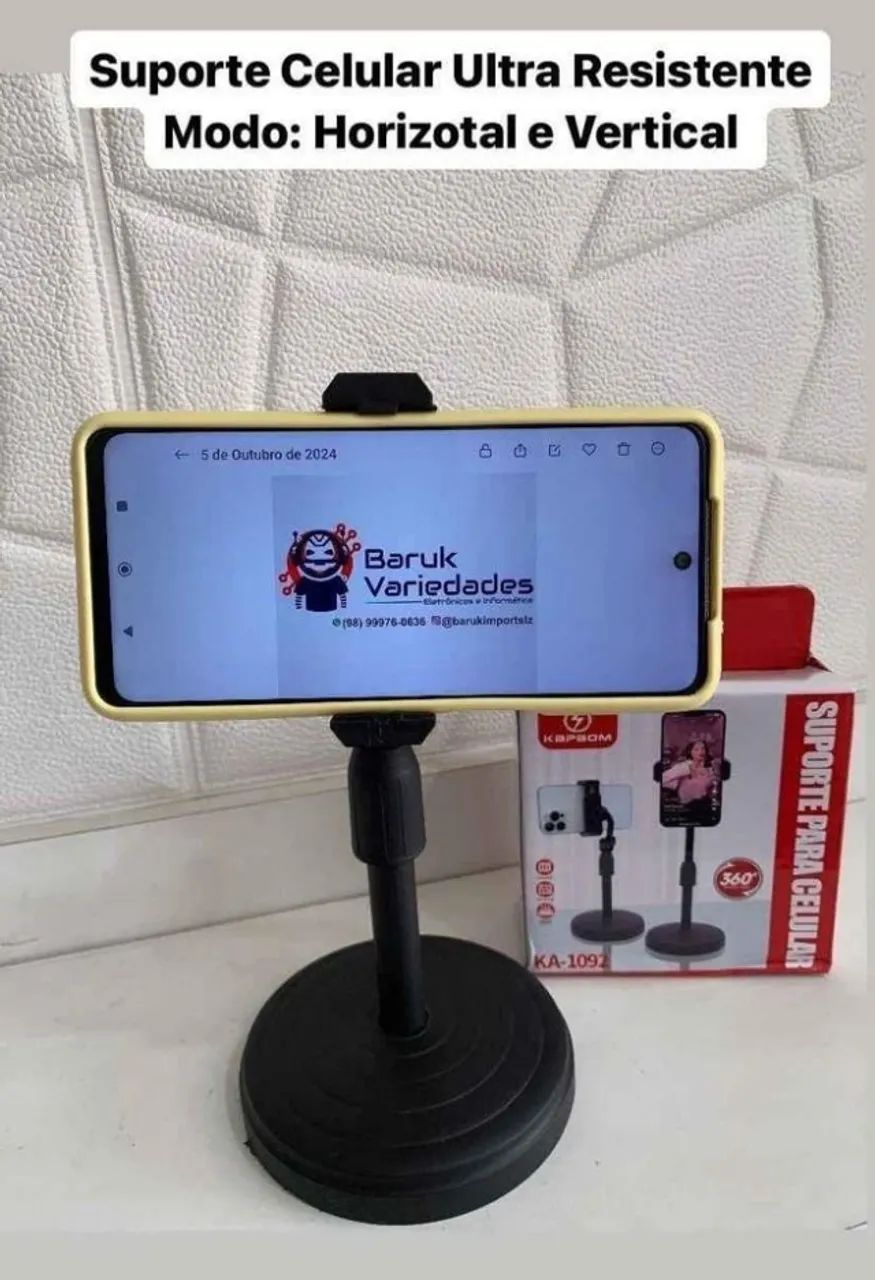 Suporte de Celular Base em Aço
