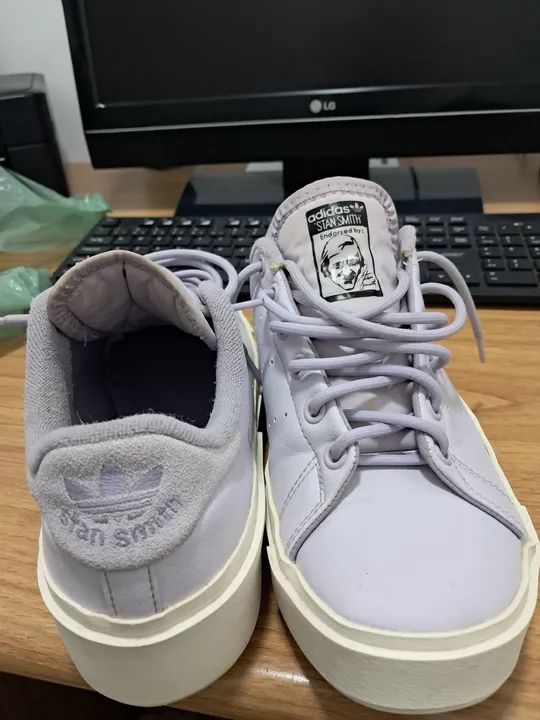 Tênis Adidas Stan Smith Lilás 36 - Foto 4