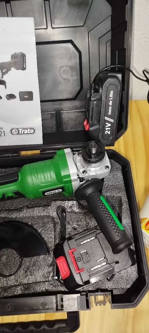 Sander-Grinder with Two Batteries, New65193317298562121