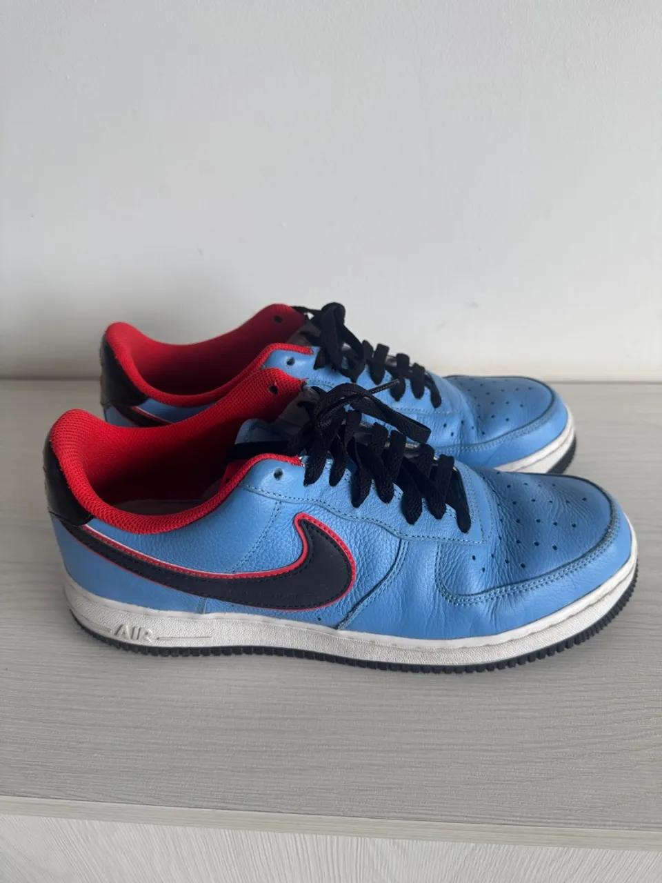 Nike Air Force 1 Nike By You Azul/Vermelho