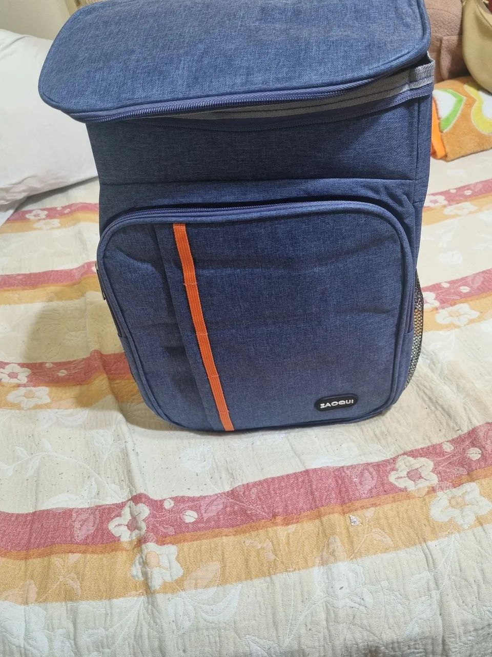 Mochila térmica azul