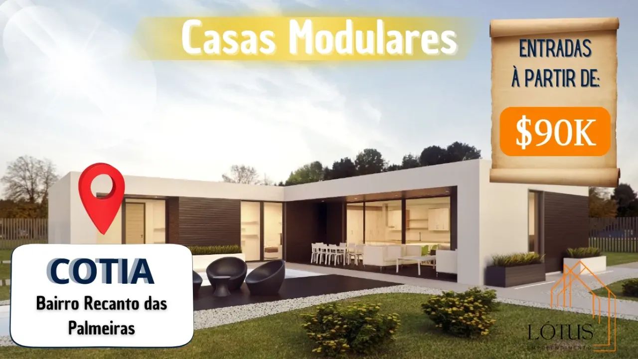 Imóveis de 83m² no Recanto das Palmeiras  Com ou Sem Piscina, a Partir de R$350.000,00!