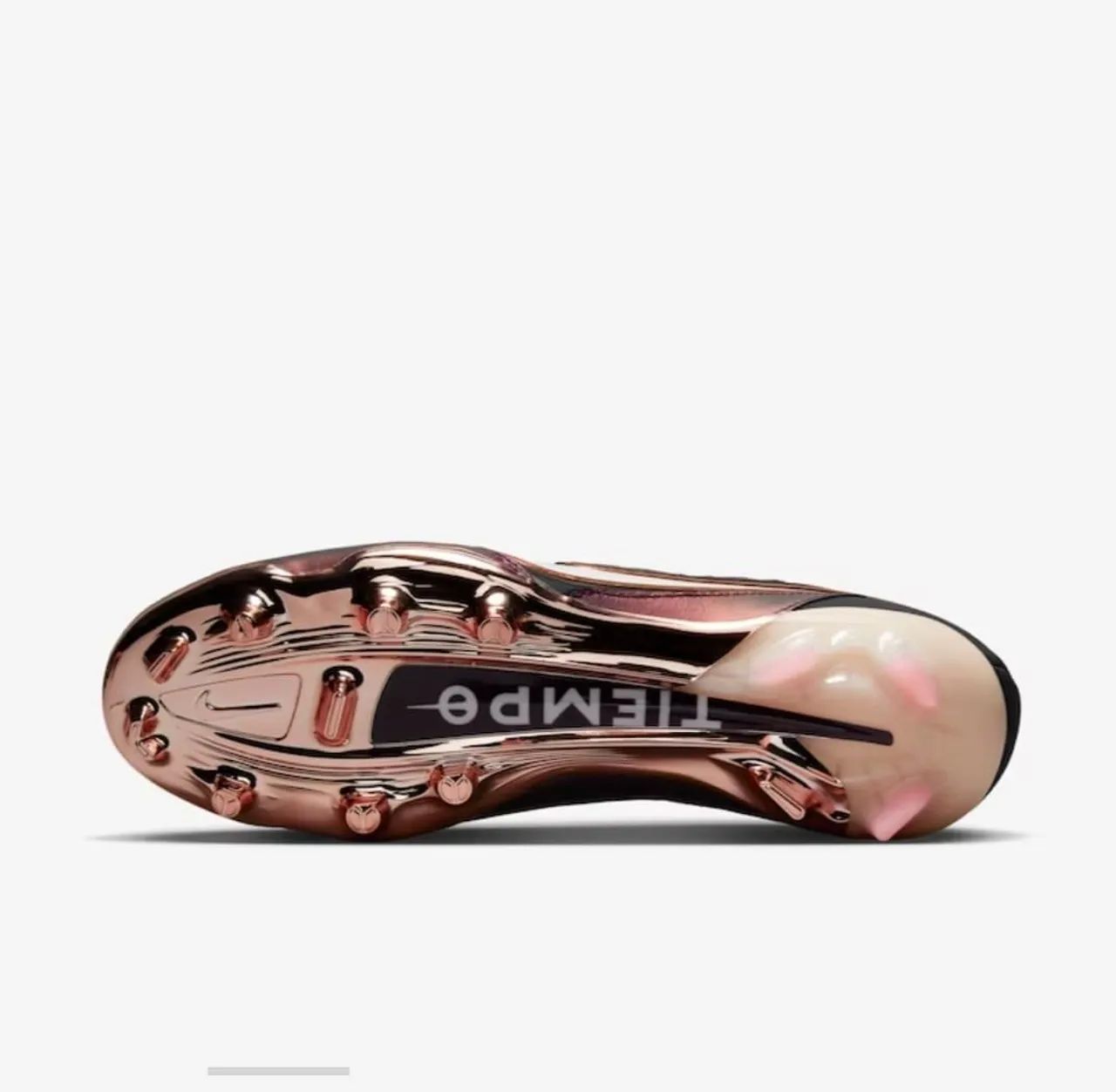 Chuteiras Nike Tiempo Legend 9 Elite FG - Rosa e Dourado - Foto 2