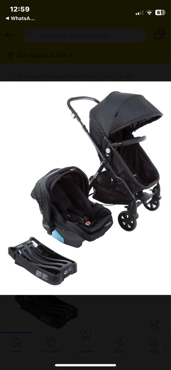 Carrinho de Bebê Cosco - Foto 6