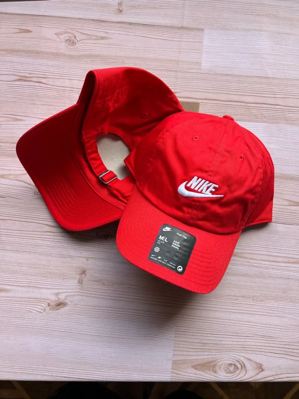 Boné Nike Vermelho Club H86 Original com etiqueta novo