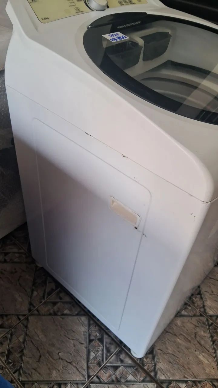 Vendo máquina de lavar Brastemp ative 11kg 110 v cesto inox muito concervada  - Foto 3