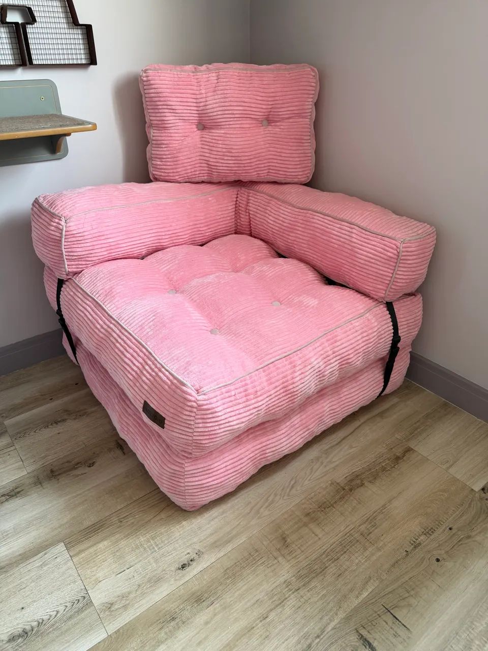Sofá cama poltrona dobrável  SOFA NA CAIXA estilo Puff - Foto 4