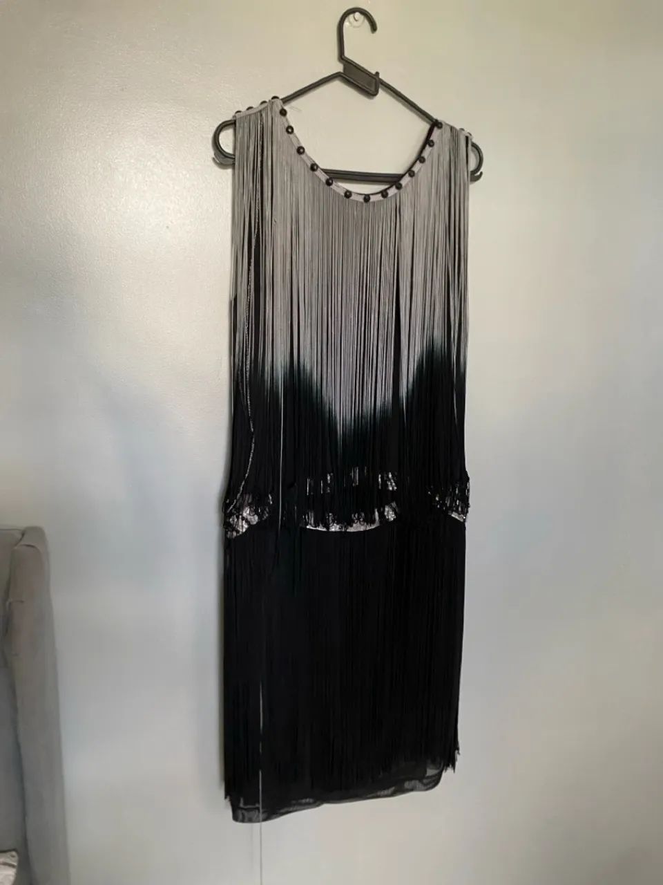 Vestido com franjas - Tamanho M 