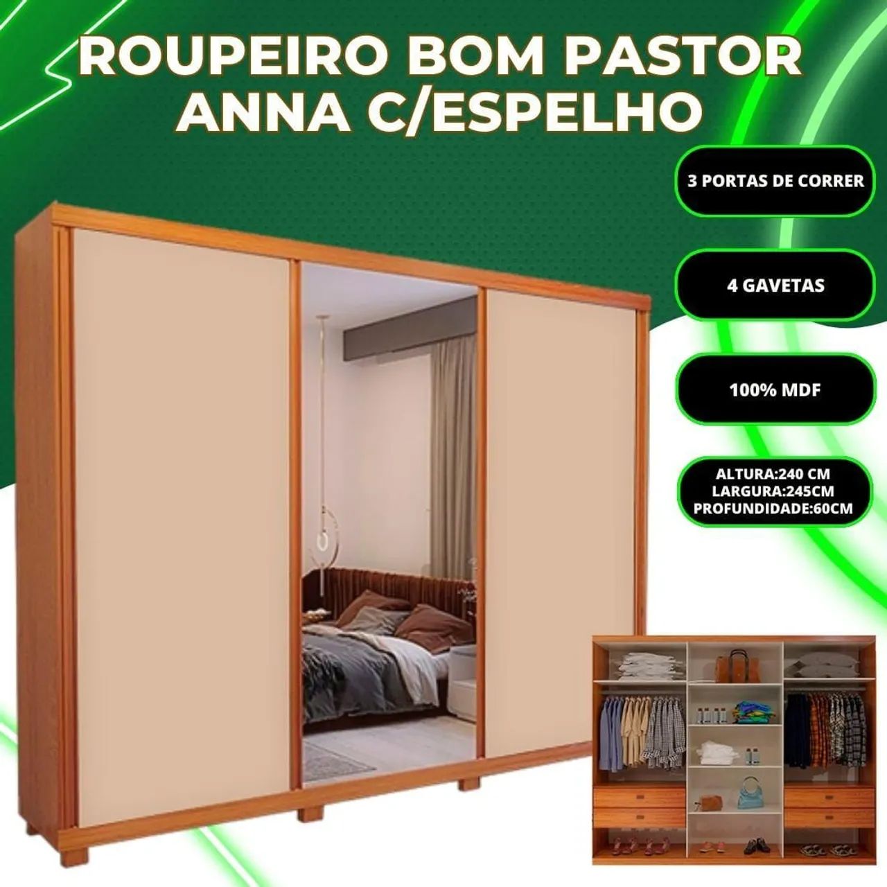 Guarda roupa lopas Toronto 