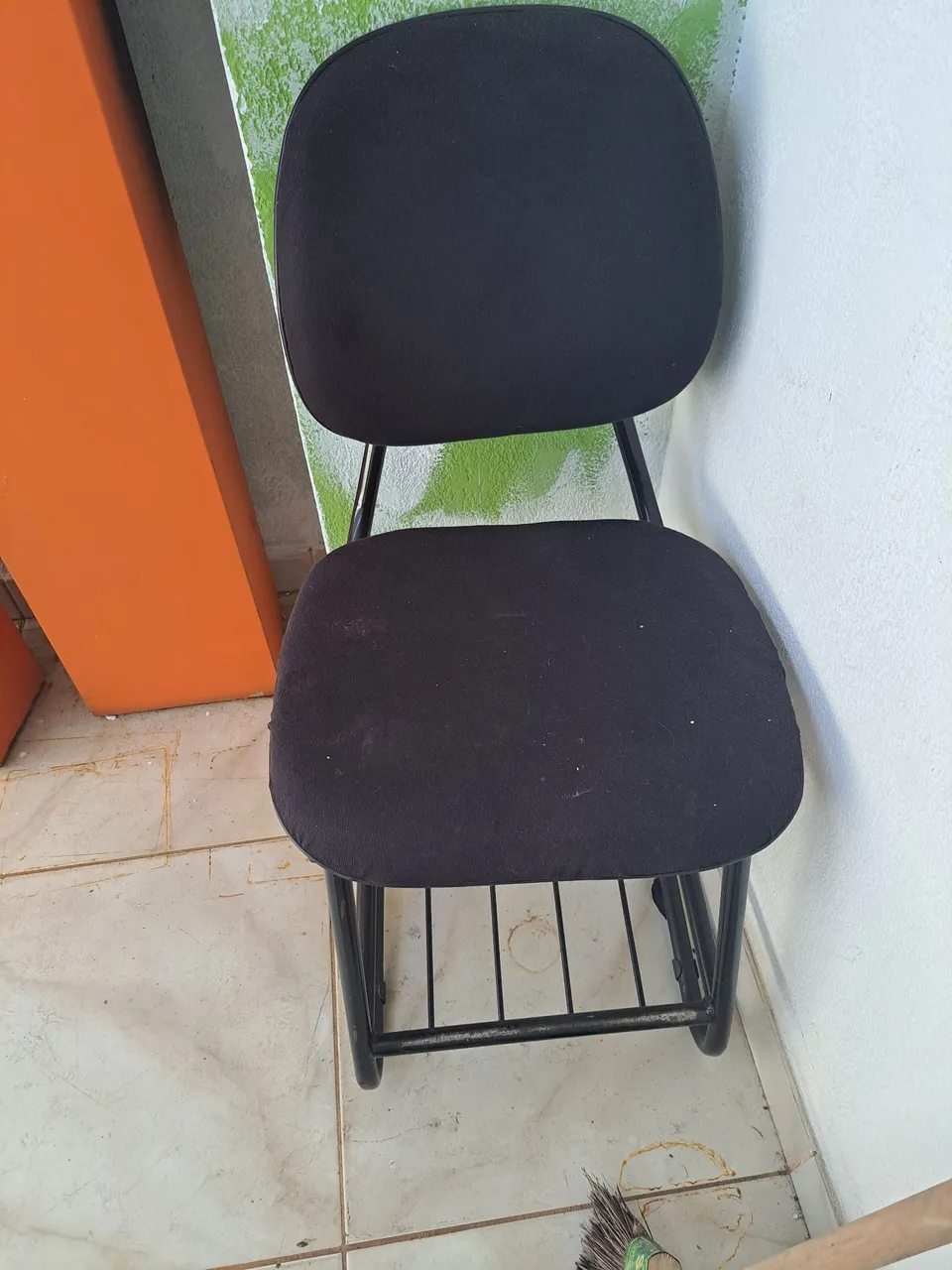 Cadeira de escritório preta