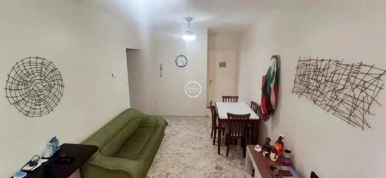 Apartamento 1 dormitório, Condomínio de frente ao mar no Gonzaga