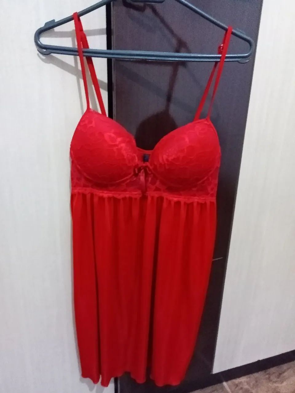 Camisola Feminina Vermelho Sensual Nova