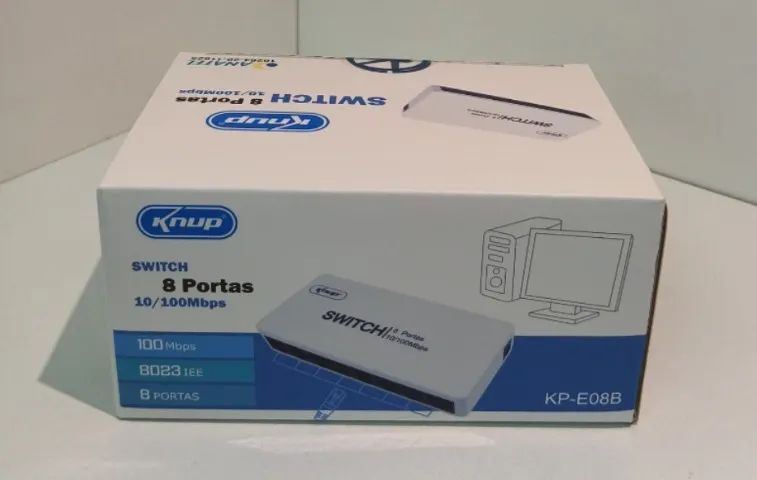 Knup 8-Port 10/100Mbps Switch64529516122371121