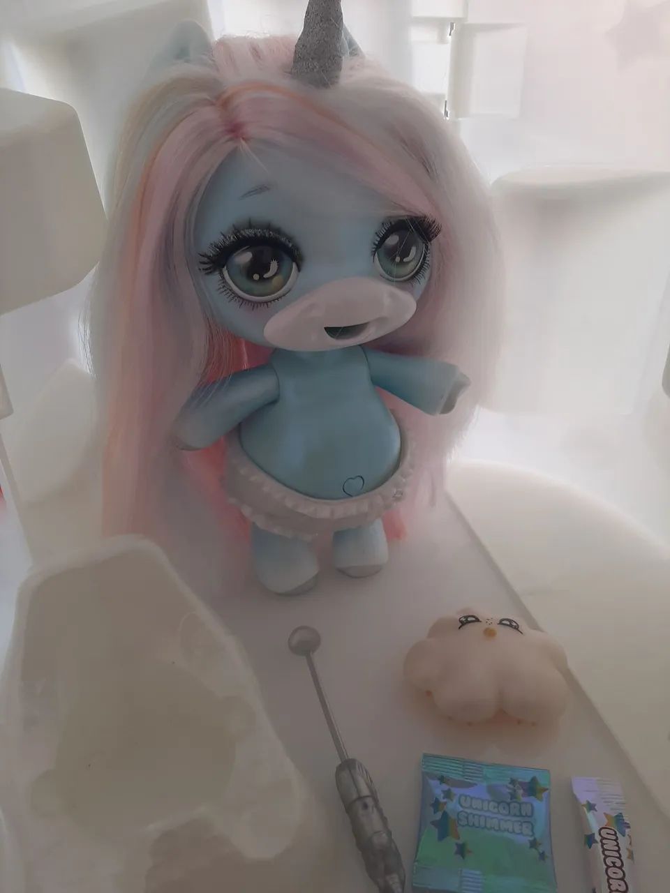 Poopsie Slime Surprise Unicorn slime brinquedo boneca unicórnio aniversário presente  - Foto 2