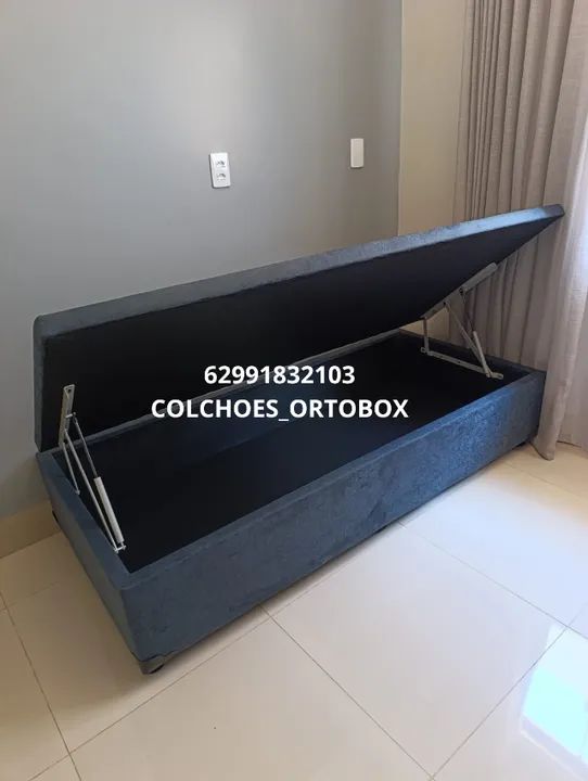 Box Baú Solteiro com um ano de garantia