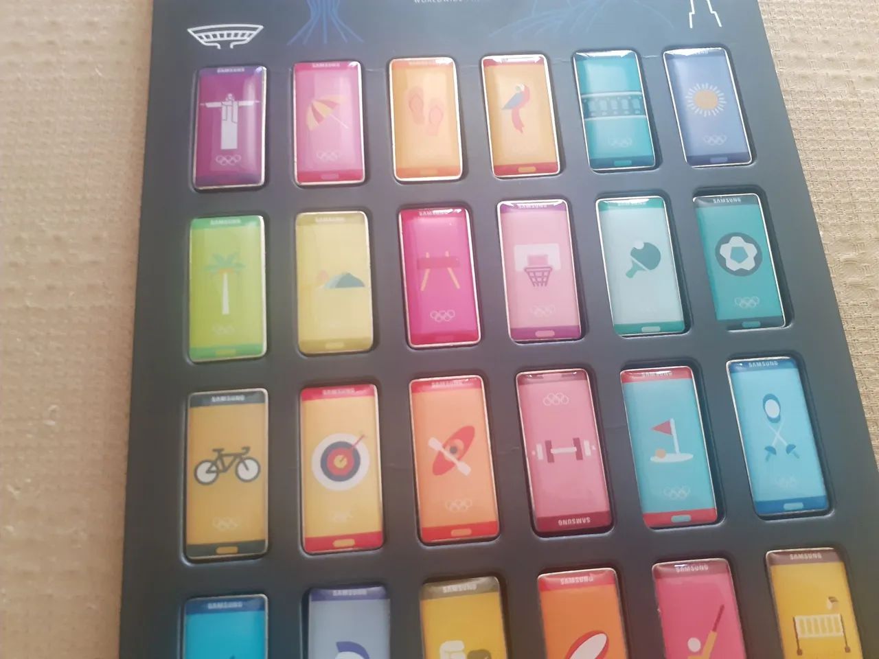 PINS SAMSUNG RIO 2016 COMPLETO OLIMPIADAS  - Foto 6