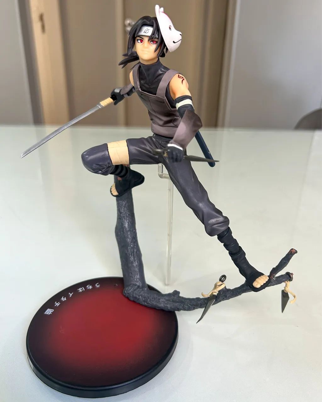 Boneco Itachi Uchiha Anbu + Quadro - Foto 5