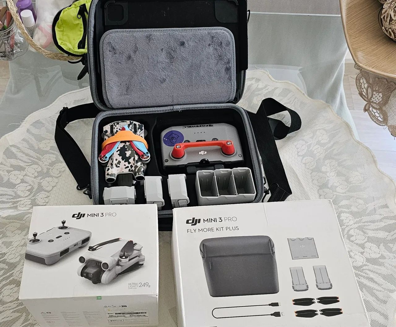 Desapegando: Kit ultra-premium Mini 3 Pro Fly More 