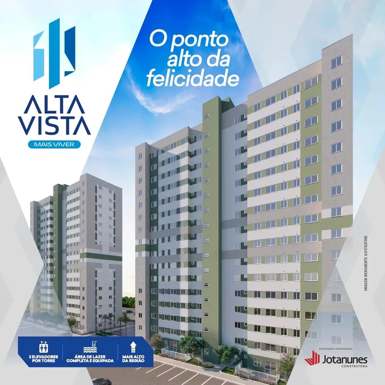 Alta Vista Mais Viver: Apartamentos de 2 Quartos com Lazer Completo na Alameda do Sol