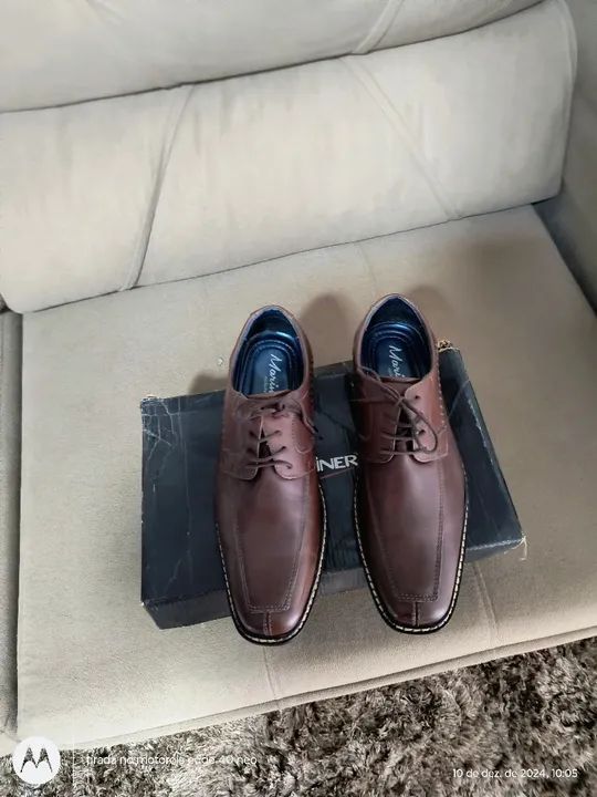 Sapato social em couro legítimo..apenas 100. - Foto 3
