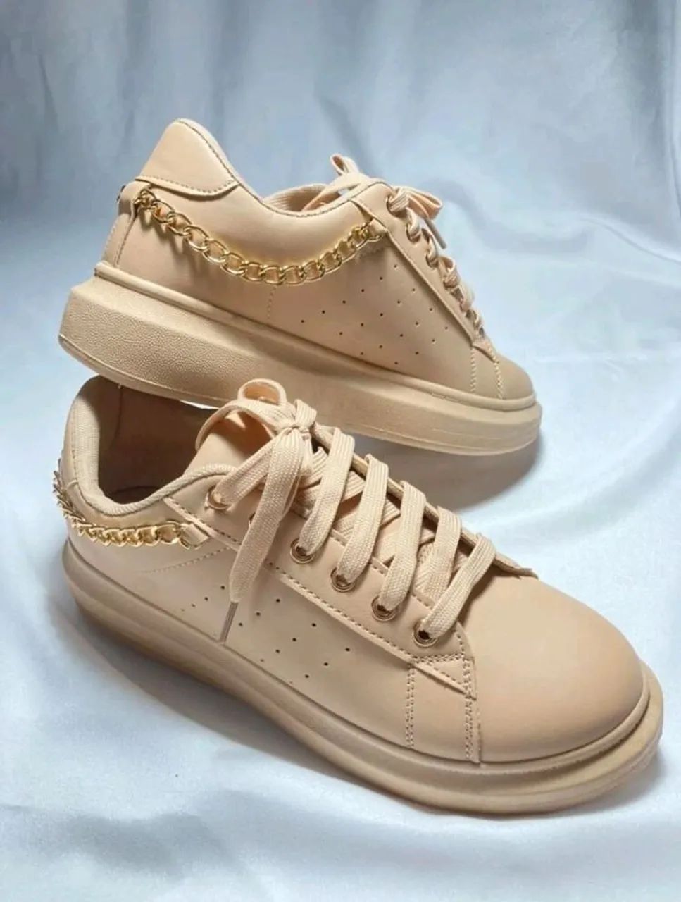 Tênis bege feminino novo - Foto 2