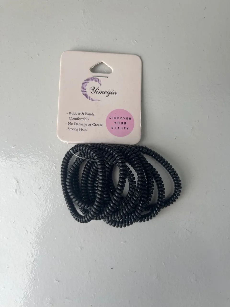 Elásticos de cabelo espiral - 10 peças