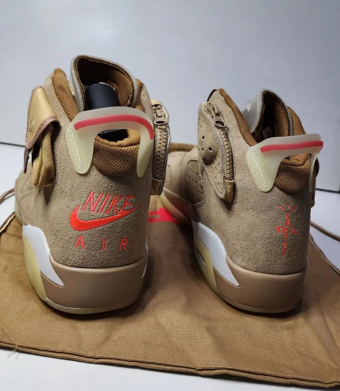 Nike air jordan 6 Retro X Travis Scott British Khaki N42 comprei